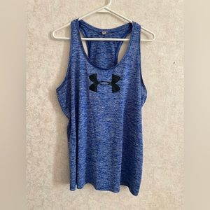 Under Armour women's large blue athletic tank top